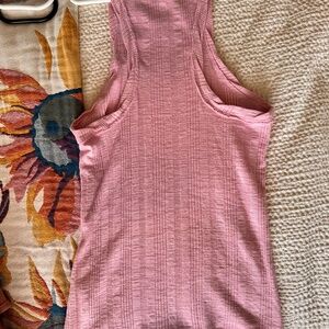 Anthropologie light pink tank top